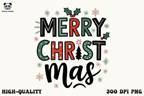Boho Christmas PNG, Merry Christmas: A Designer’s Take on Festive Illustrations