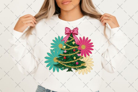 Colorful Boho Glitter Christmas Tree Png: A Designer’s Review for Small Business Branding