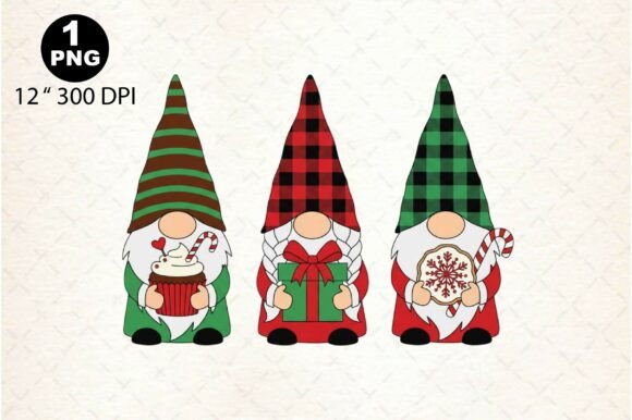Cute Gnomies Merry Christmas Sublimation Illustrations Review