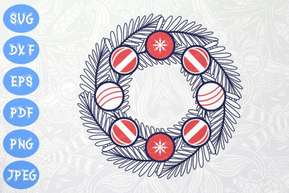 Festive Wreath SVG Christmas Ornaments: A Designer’s Review for Branding and Illustrations