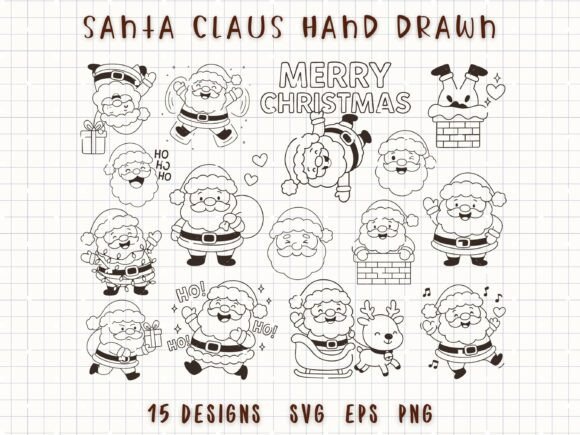 Santa Claus Clipart Cute Christmas Svg: A Brand Designer’s Review for Modern Illustrations