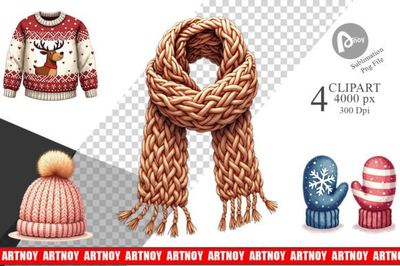 UglyCute Nordic Christmas Clipart: A Designer’s Review for Small Business Branding