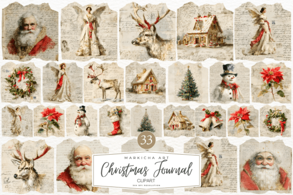 Vintage Christmas Journal Pages Png Embroidery Review